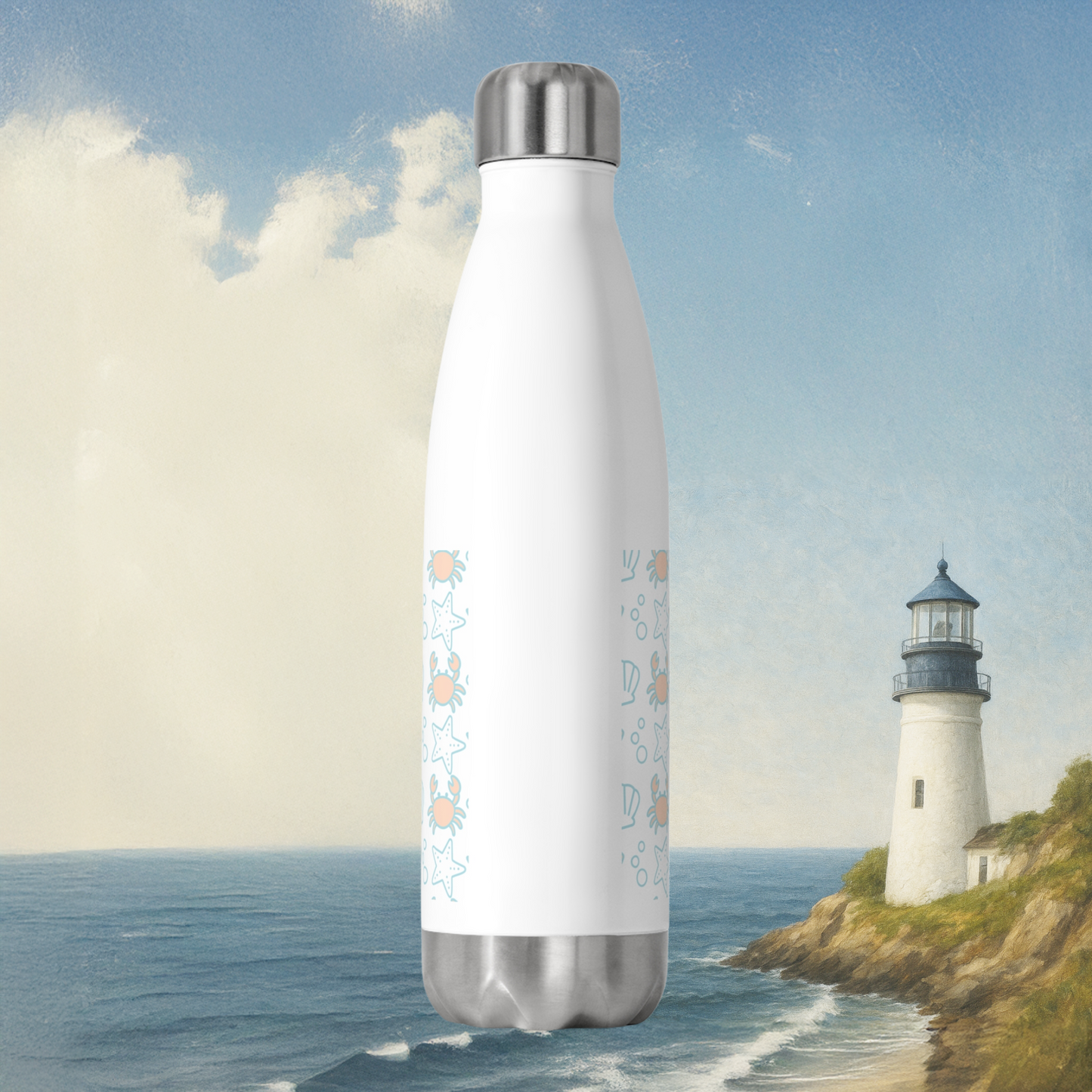 Colorful Cruise Ship 20 oz Insulated Bottle