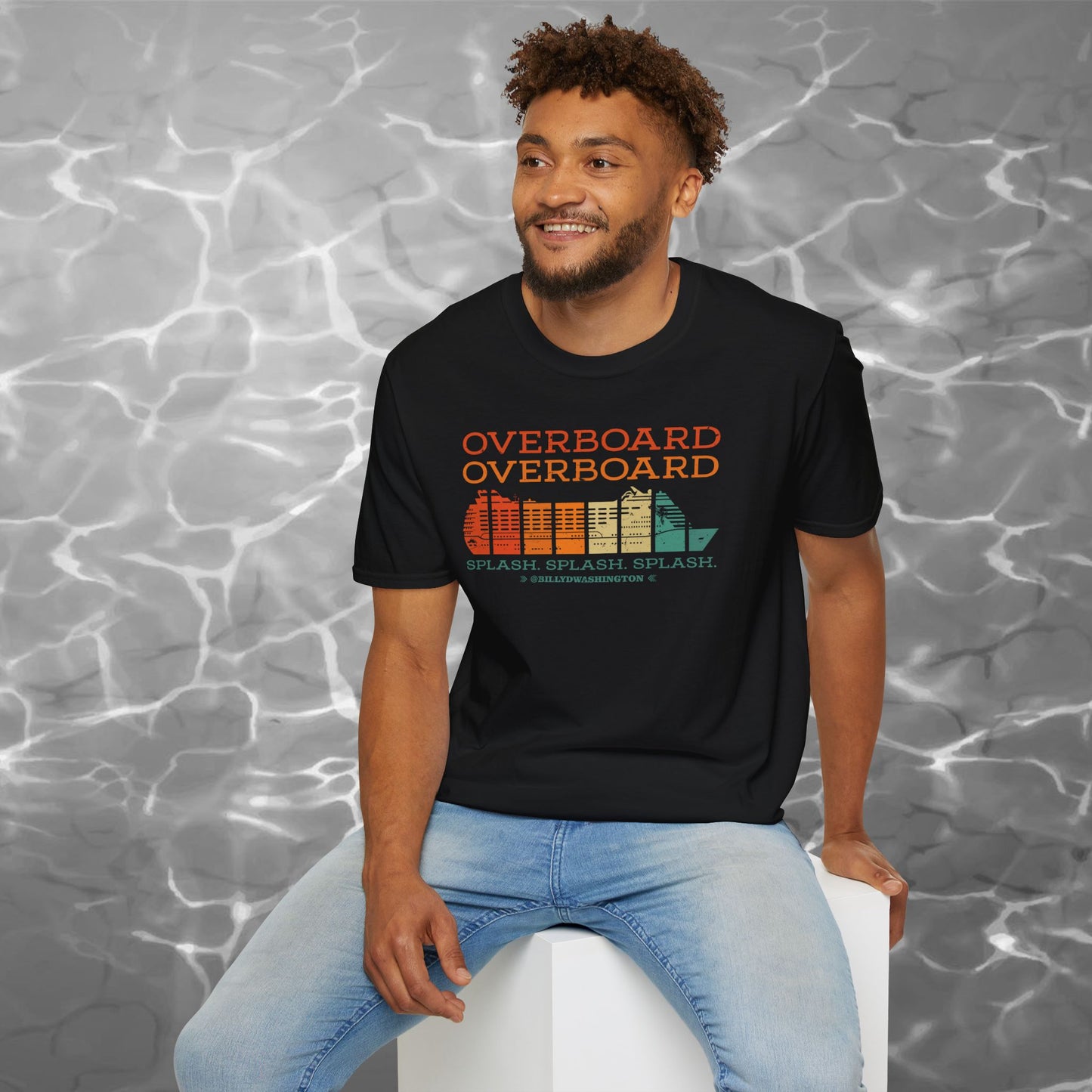 “Overboard” Unisex Softstyle T-Shirt – Billy D. Washington x High Seas Supply