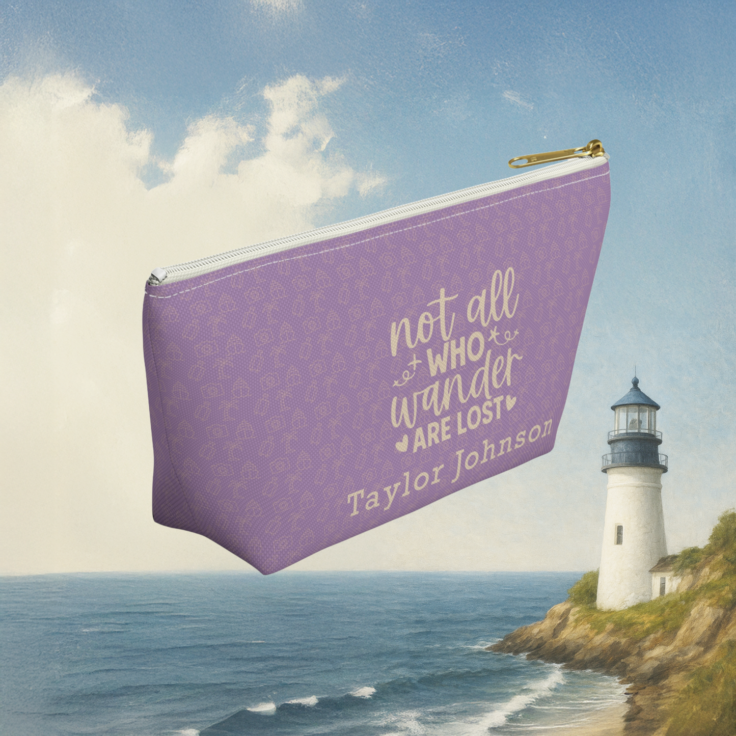 Not All Who Wander Are Lost Accessory Pouch