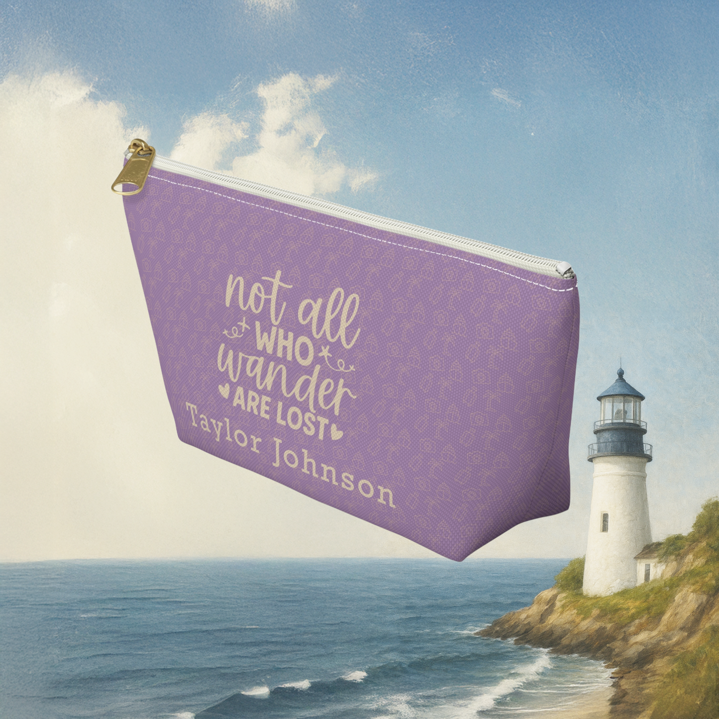 Not All Who Wander Are Lost Accessory Pouch