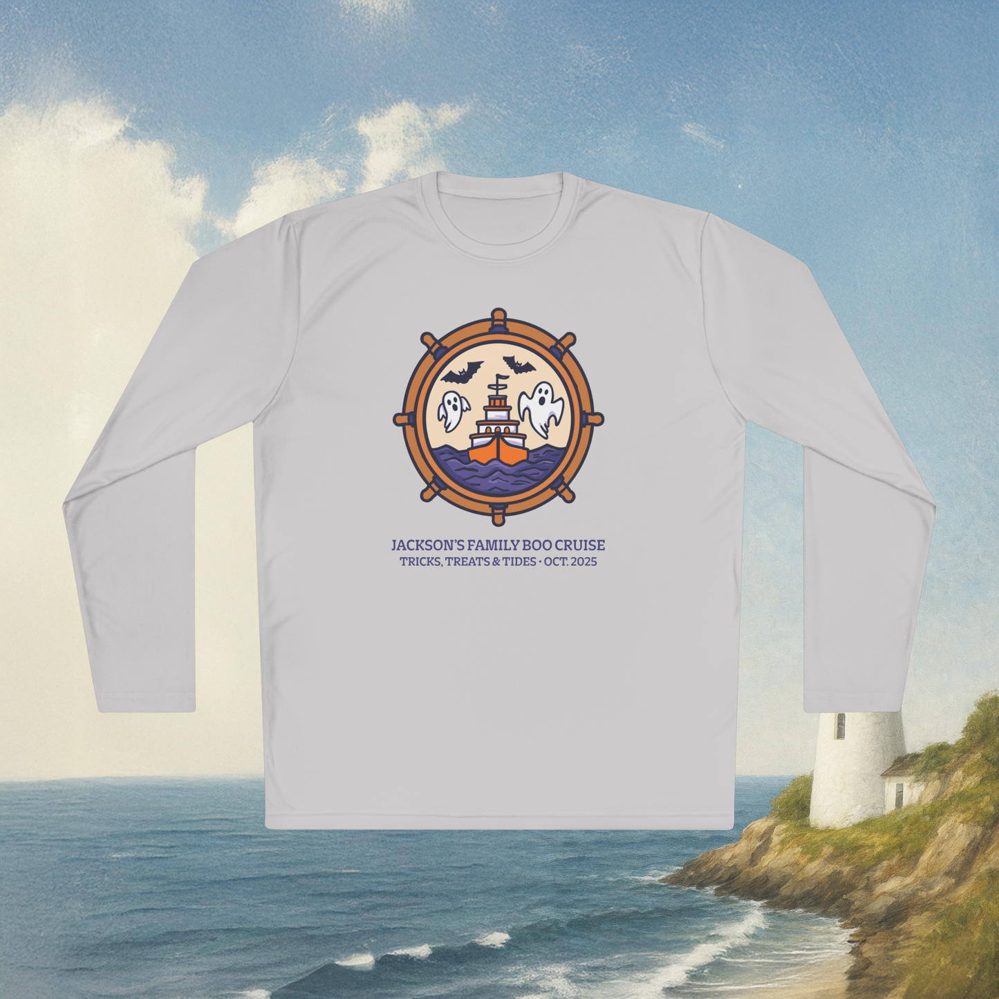 Boat Wheel Ghost Long Sleeve