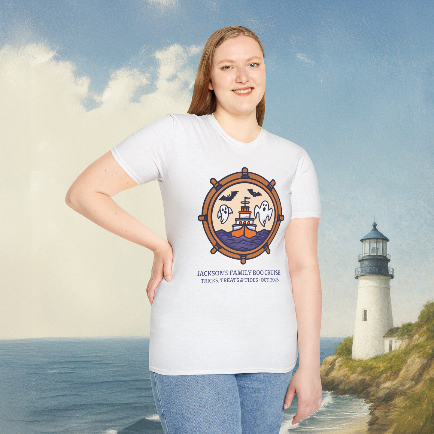 Boat Wheel Ghost T-Shirt