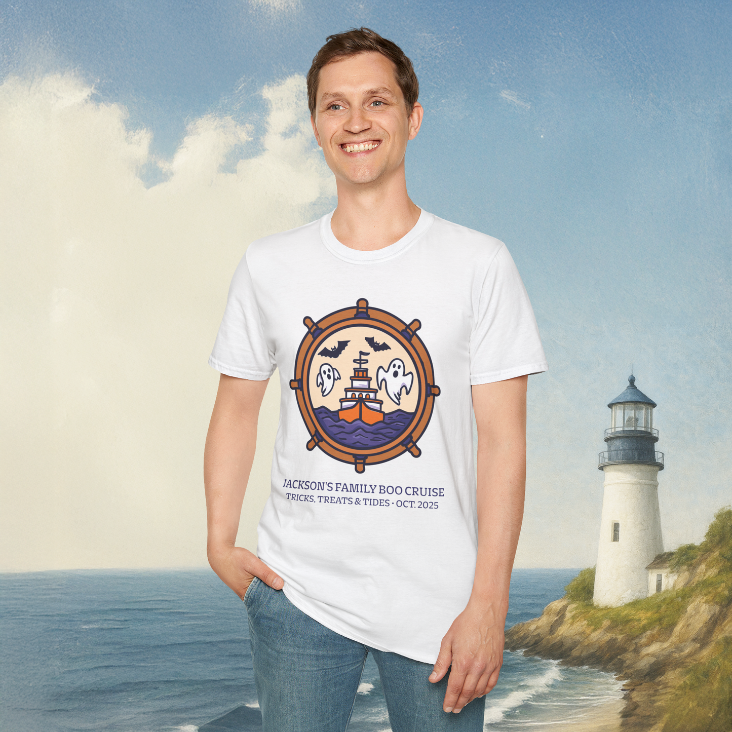 Boat Wheel Ghost T-Shirt