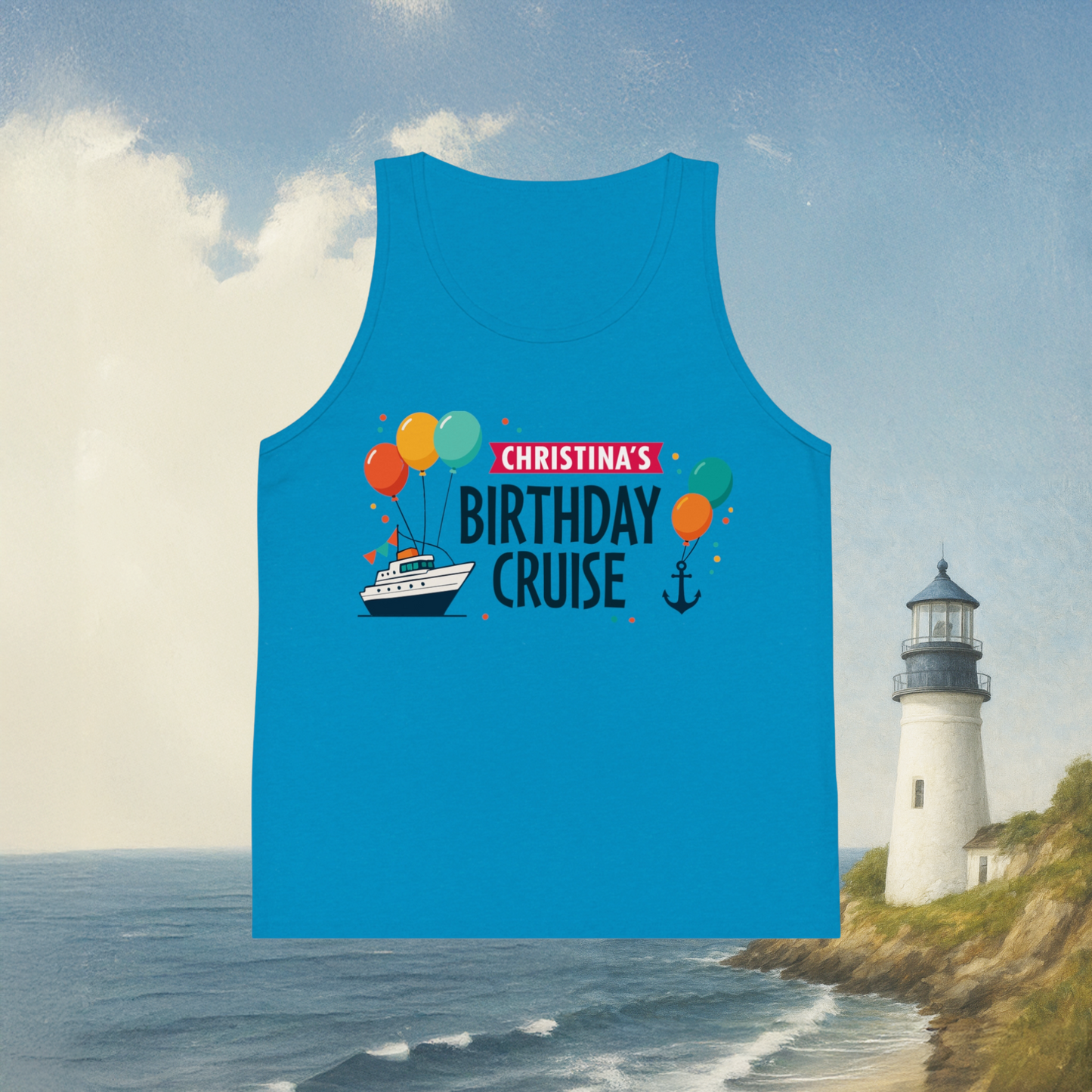 Birthday Cruise Kids Tank Top