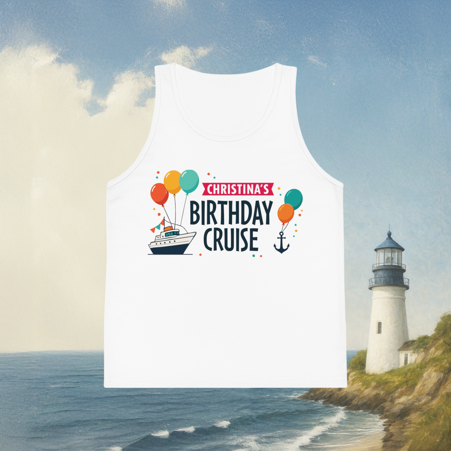 Birthday Cruise Kids Tank Top