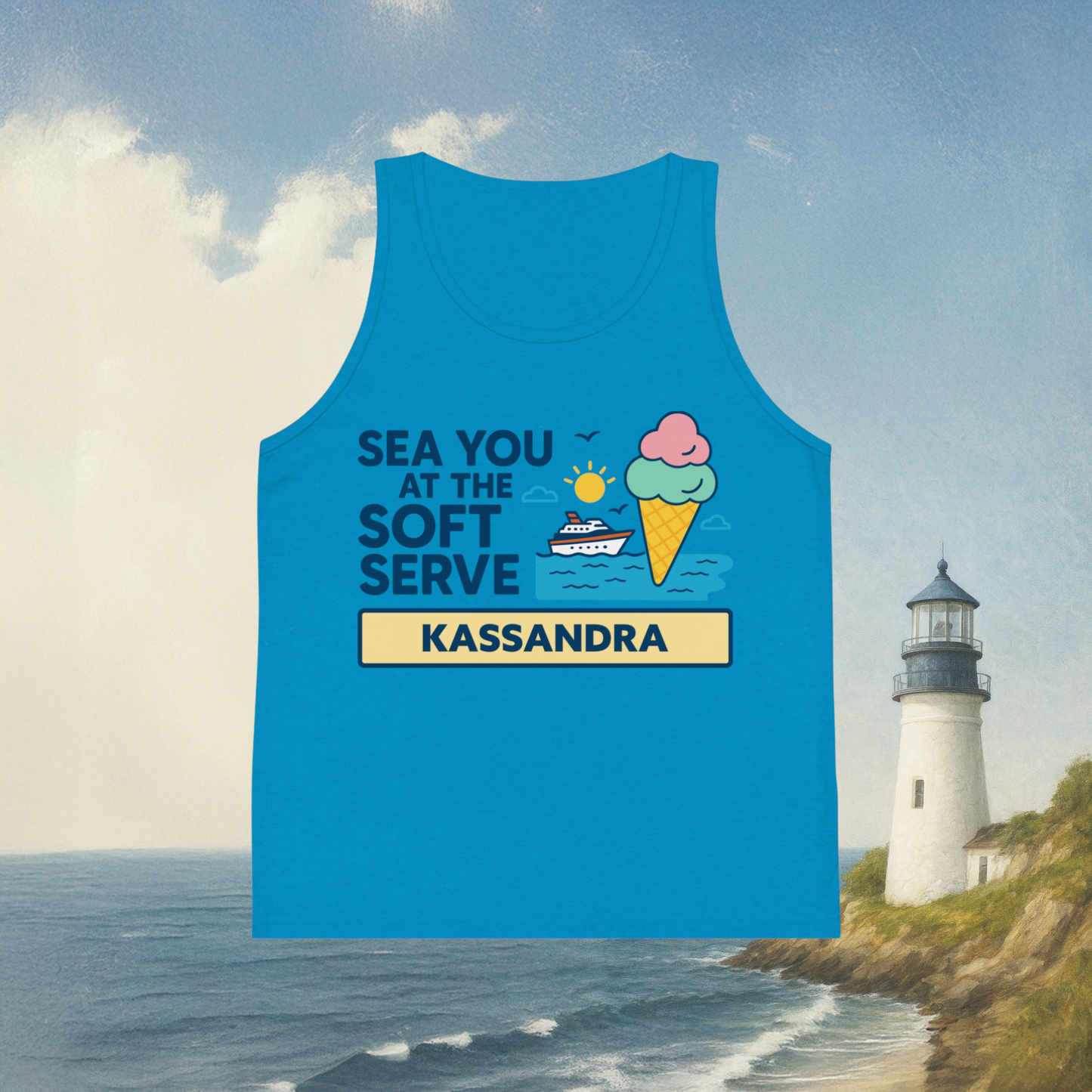 Sea You at the Soft Serve Kids Tank Top