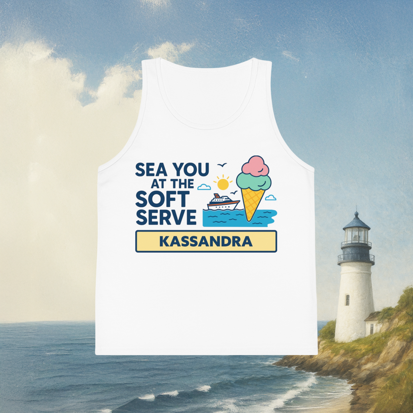 Sea You at the Soft Serve Kids Tank Top