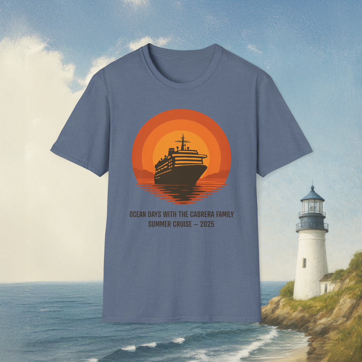 Sunset Boat T-Shirt