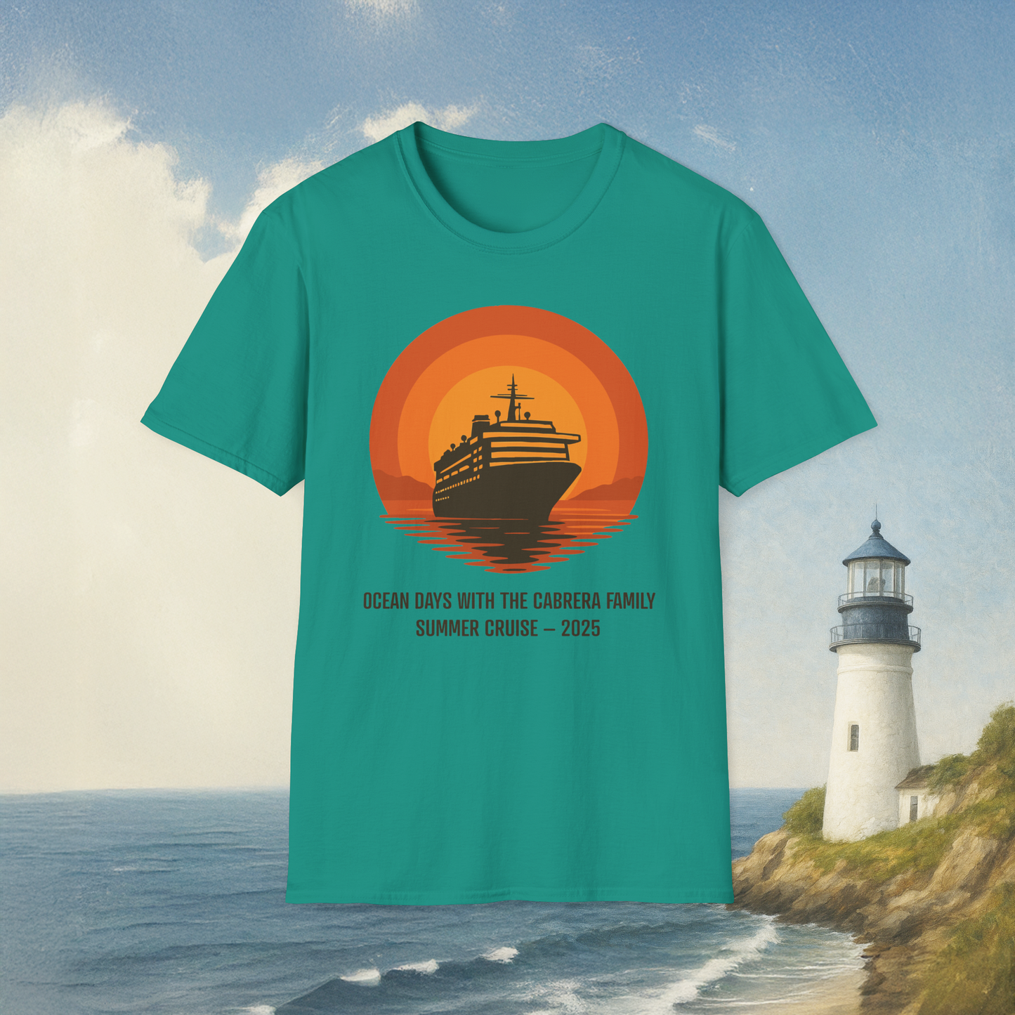 Sunset Boat T-Shirt