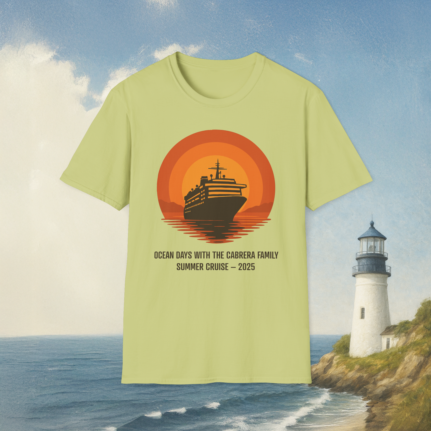 Sunset Boat T-Shirt