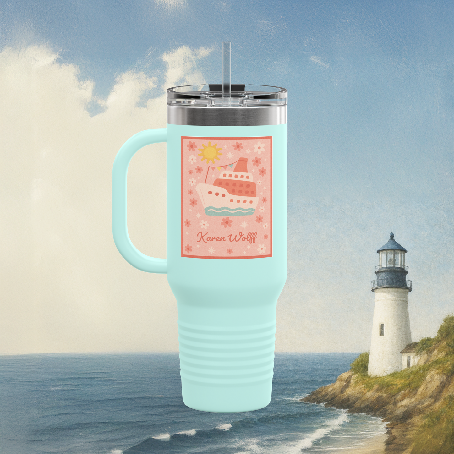 Insulated Travel Mug, 40oz