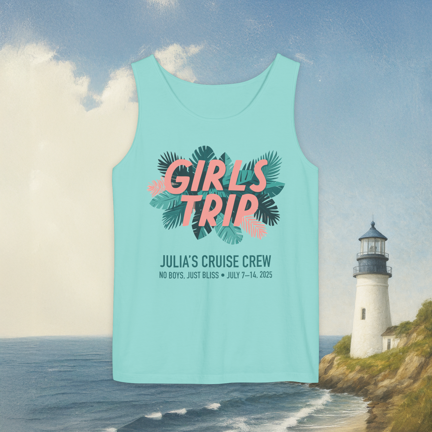 Tropical Girls Trip Tank Top