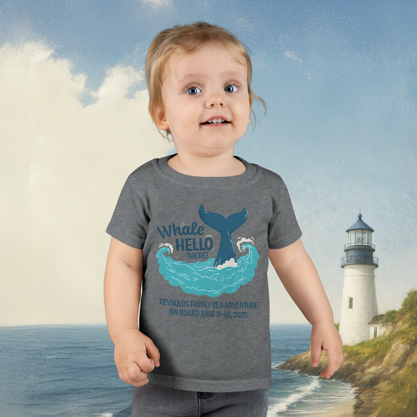 Whale Hello Toddler T-Shirt