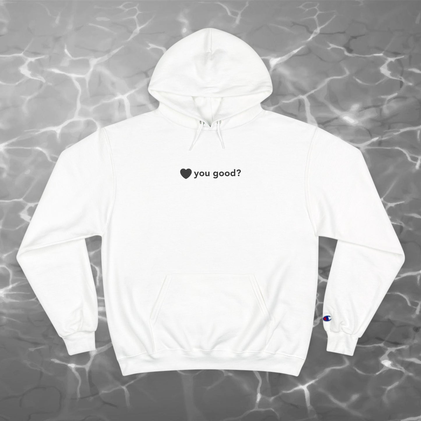 “You Good?” Champion Hoodie – Billy D. Washington x High Seas Supply