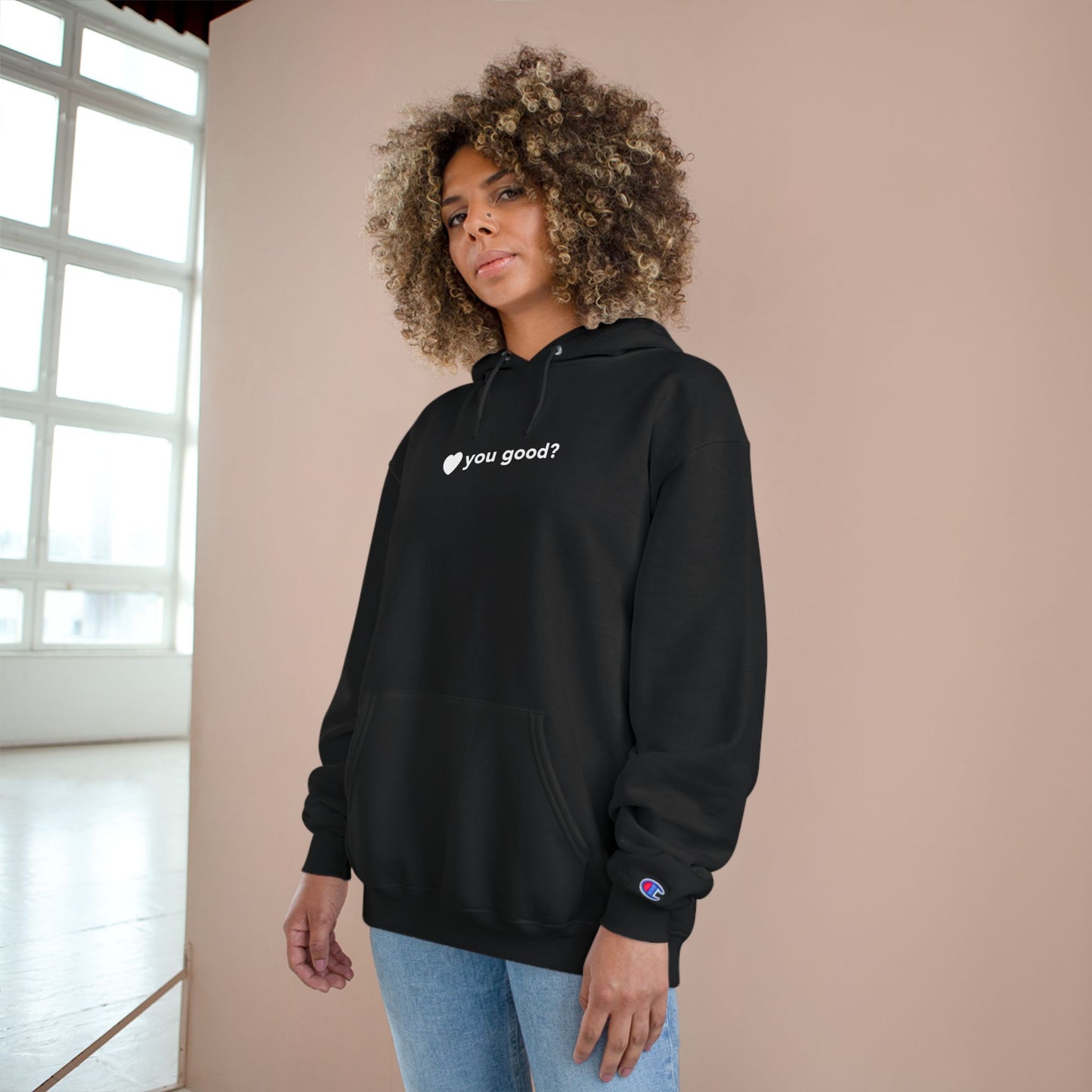 “You Good?” Champion Hoodie – Billy D. Washington x High Seas Supply