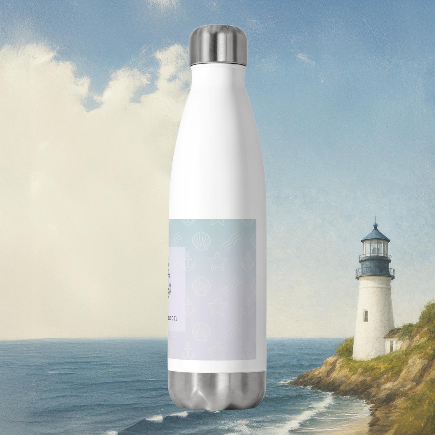 Anchor Floral 20 oz Insulated Bottle