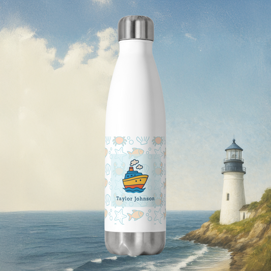 Colorful Cruise Ship 20 oz Insulated Bottle