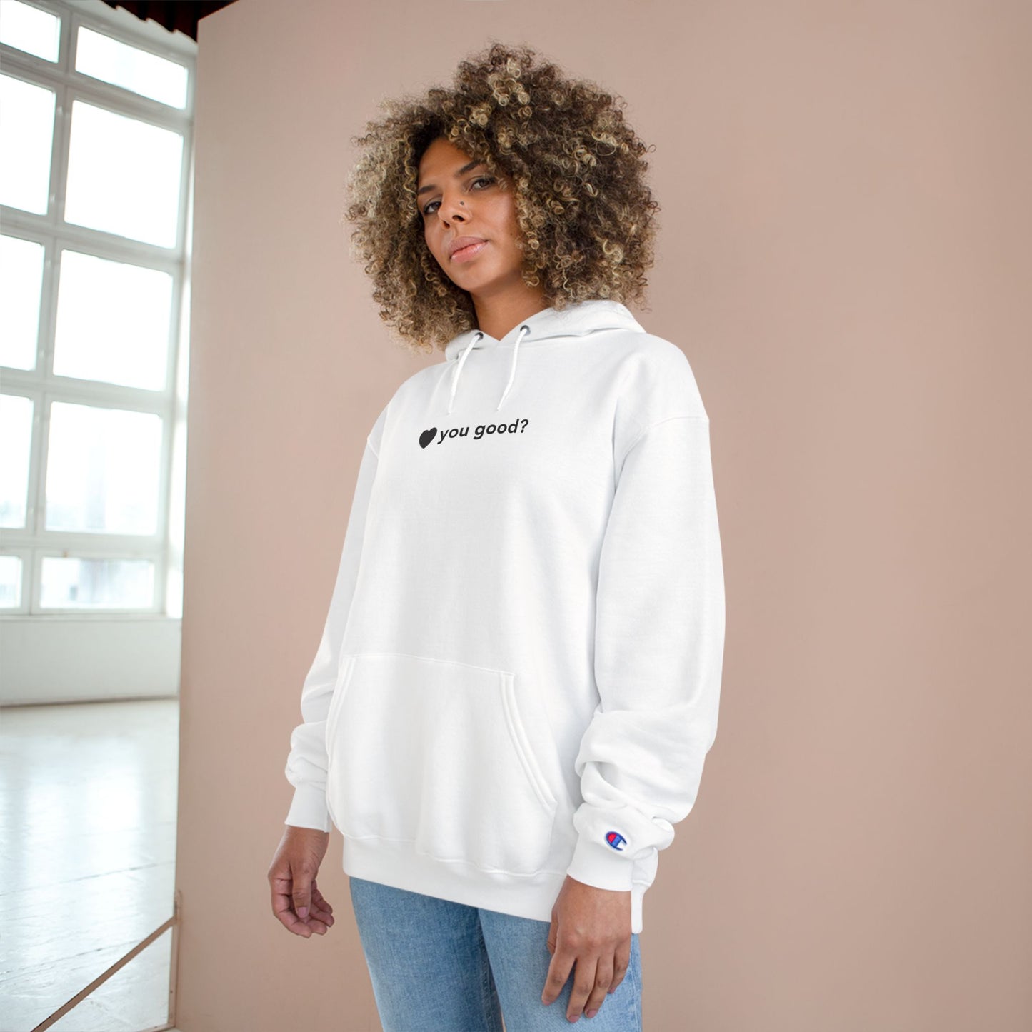 “You Good?” Champion Hoodie – Billy D. Washington x High Seas Supply