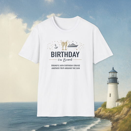 Birthday On Board T-Shirt