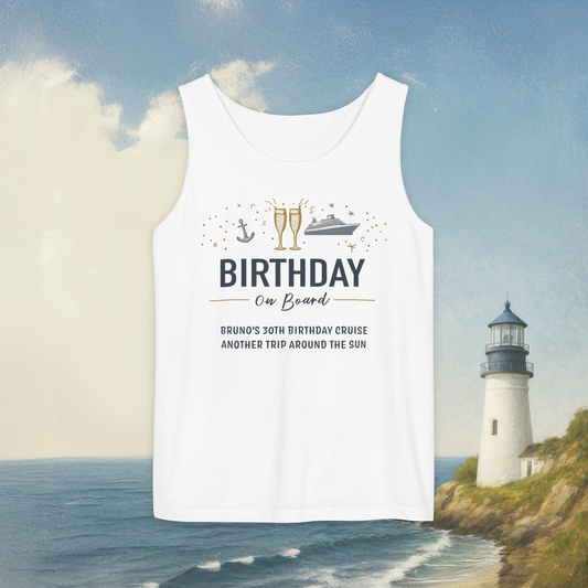 Birthday On Board Tank Top