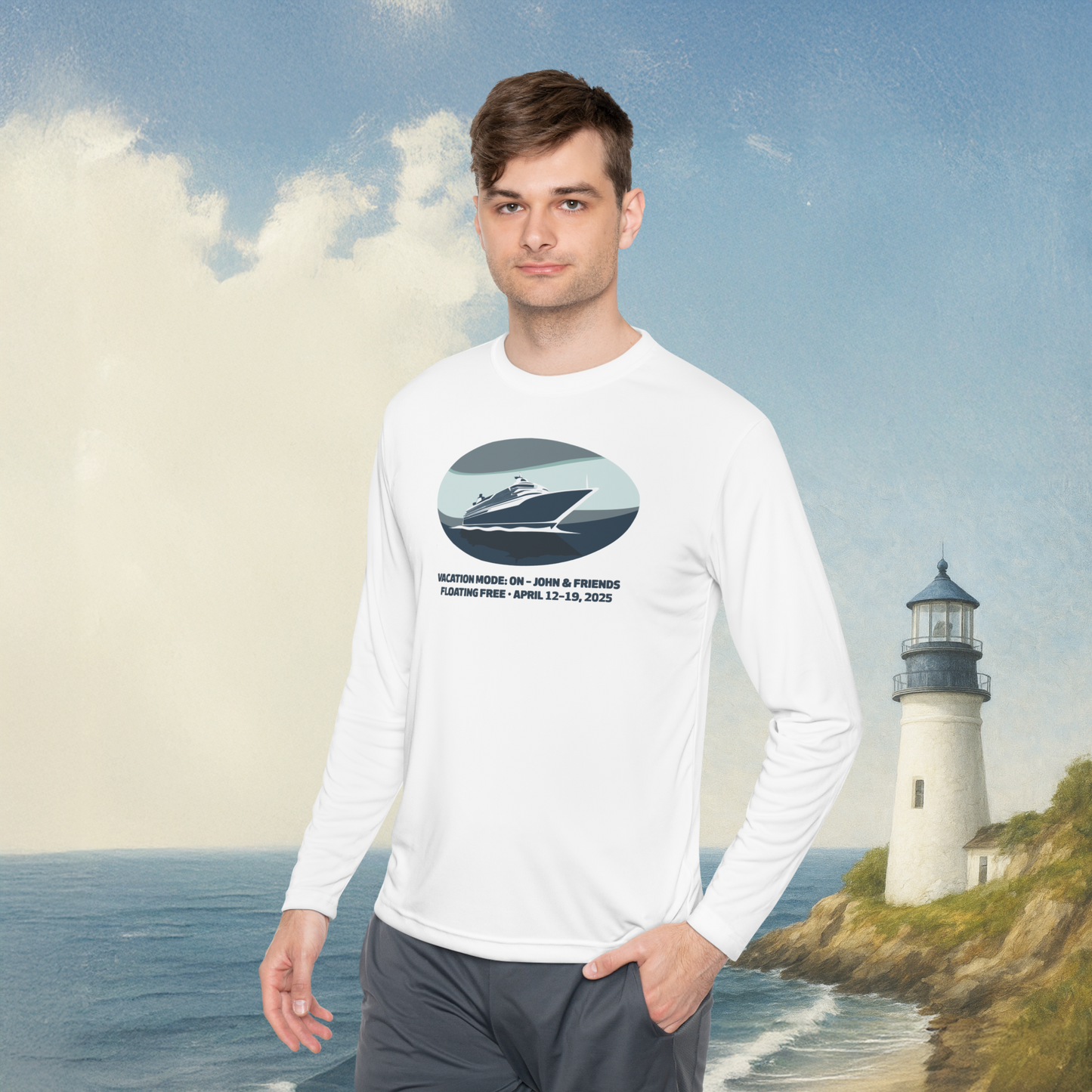 Blue Boat Long Sleeve