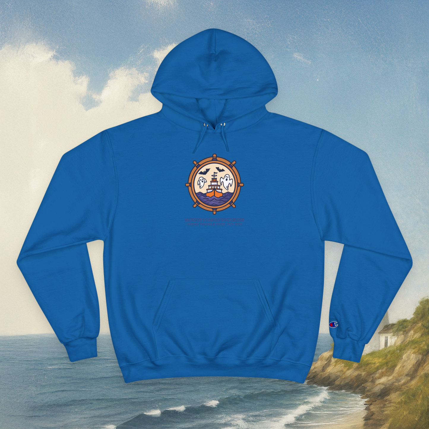 Boat Wheel Ghost Hoodie