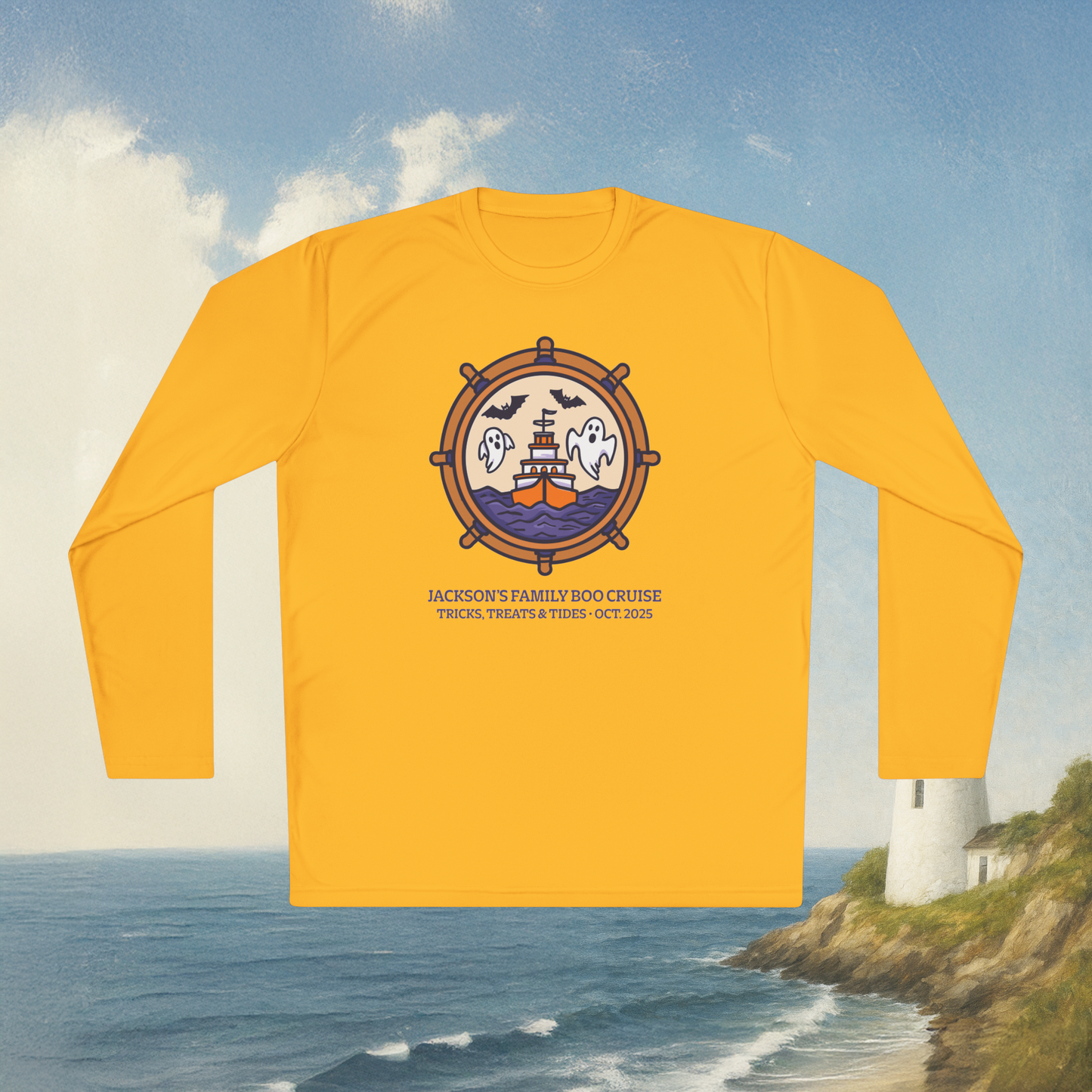 Boat Wheel Ghost Long Sleeve