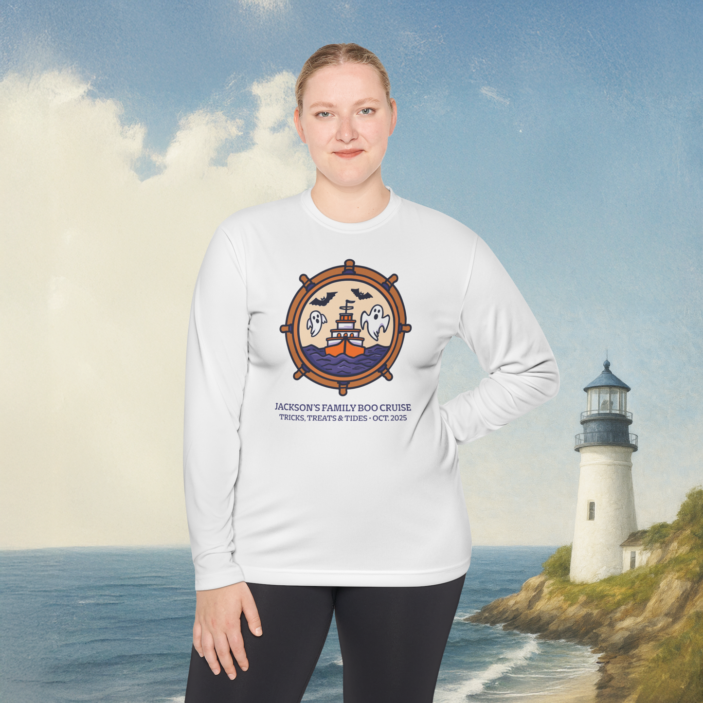 Boat Wheel Ghost Long Sleeve