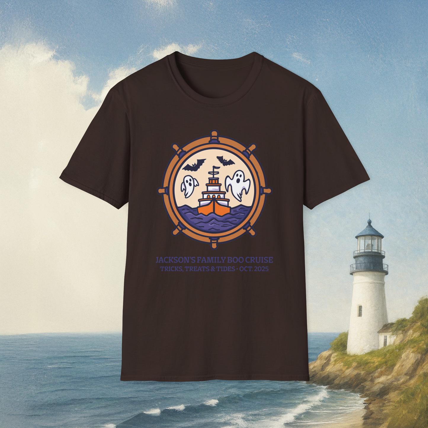 Boat Wheel Ghost T-Shirt