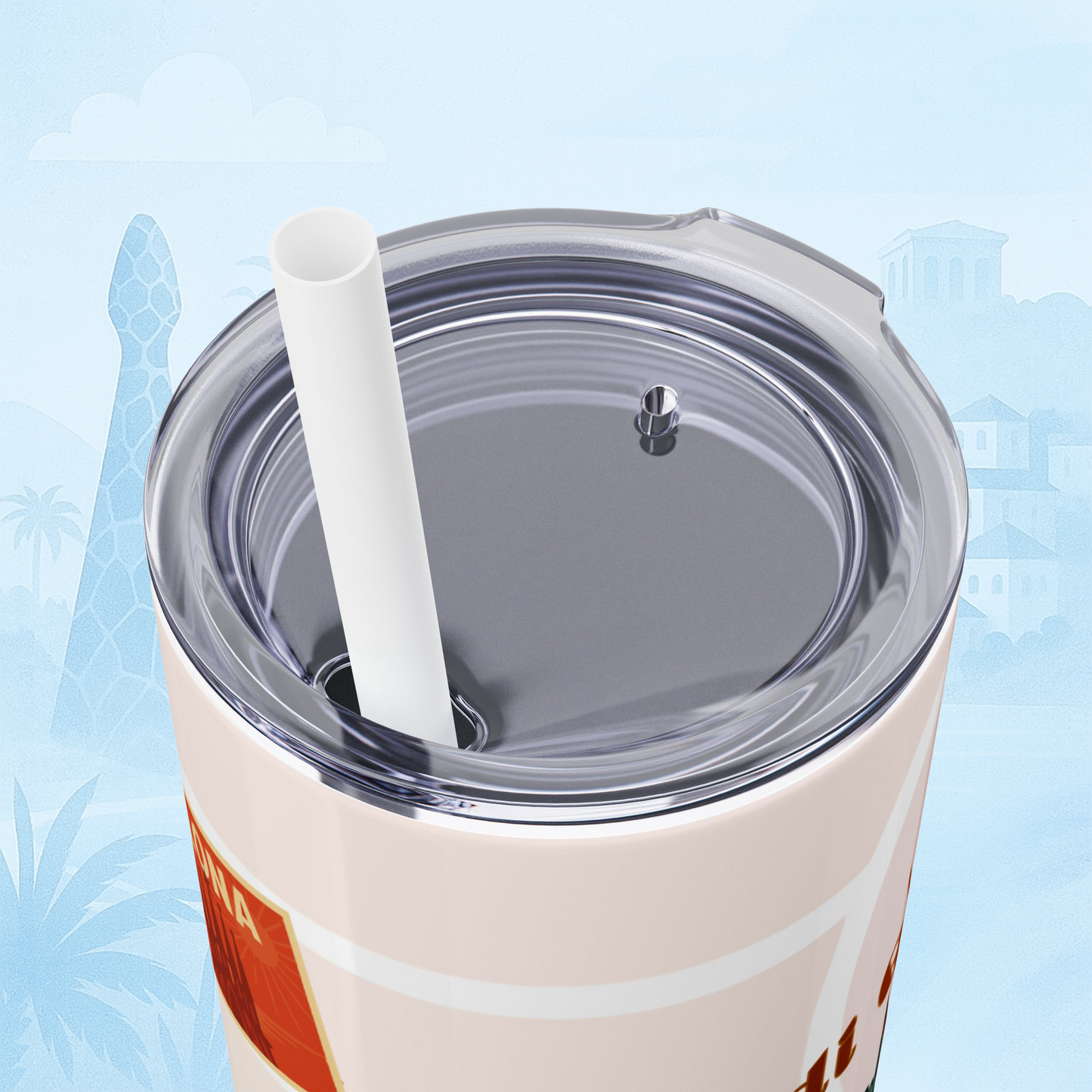 Mardi Gras Transatlantic Skinny Tumbler – Barcelona to Port Canaveral (October 16–30, 2025)