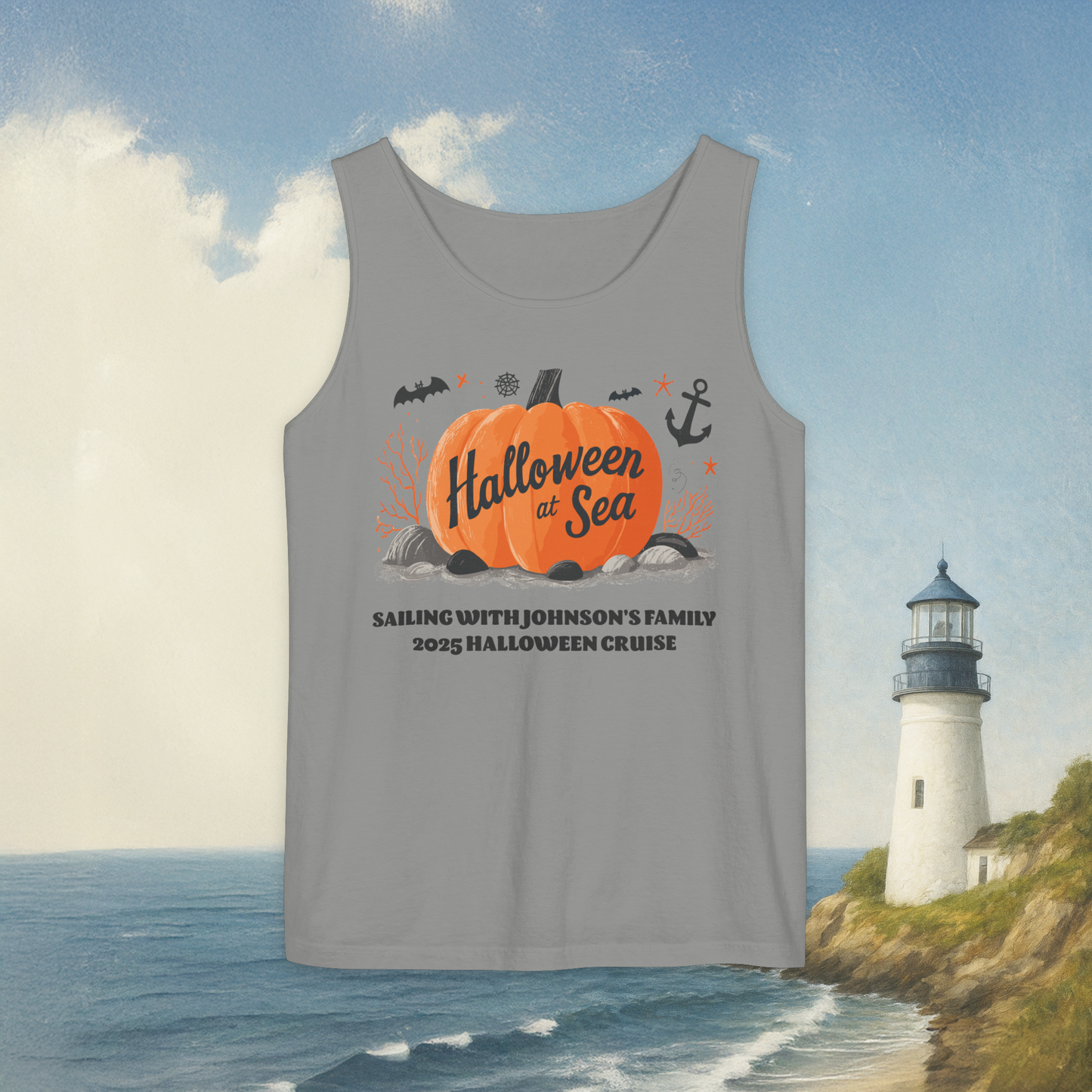 Halloween at Sea Tank Top