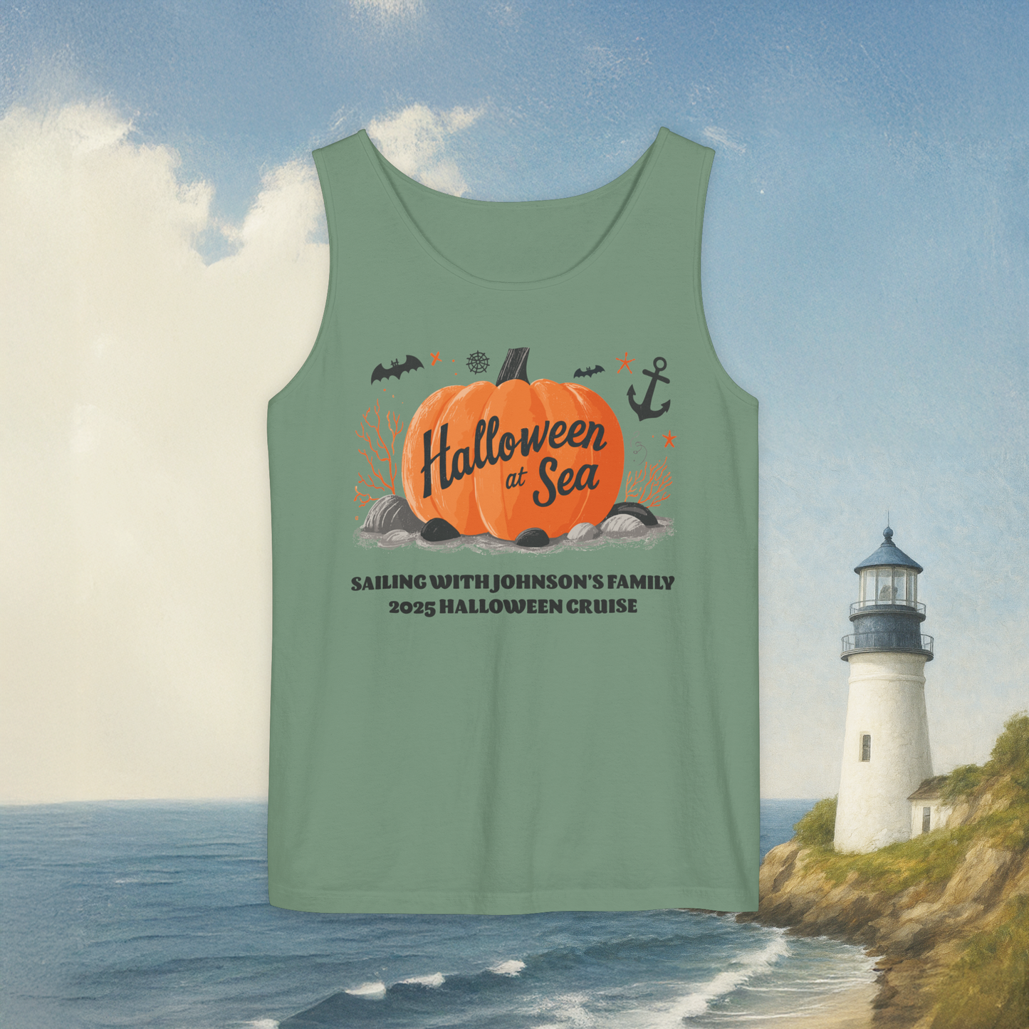 Halloween at Sea Tank Top