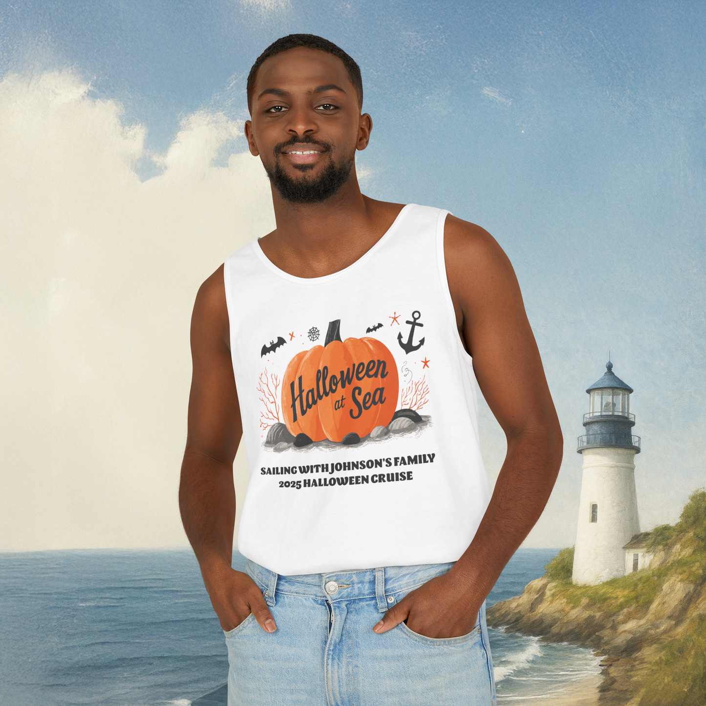 Halloween at Sea Tank Top