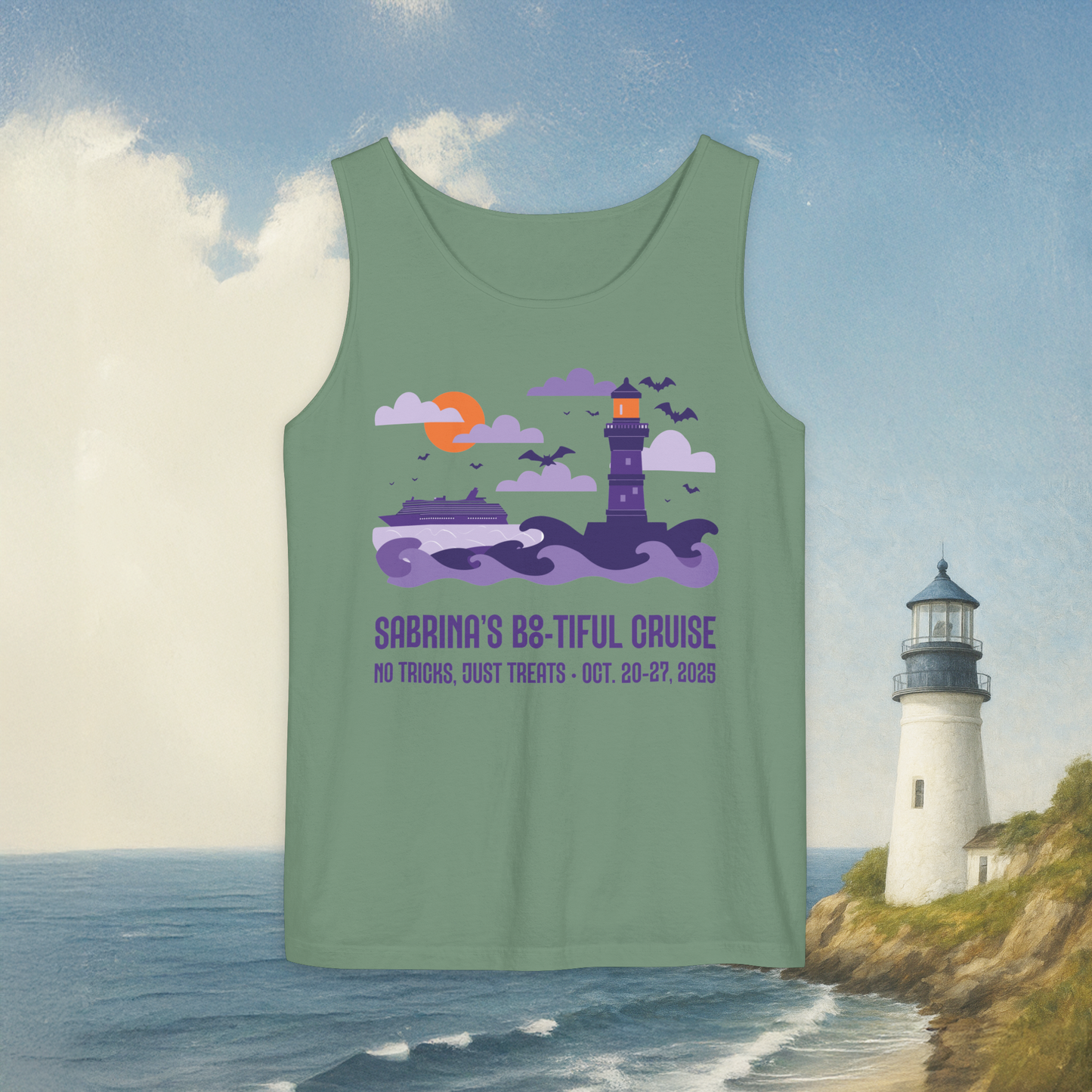 Halloween Tower Tank Top