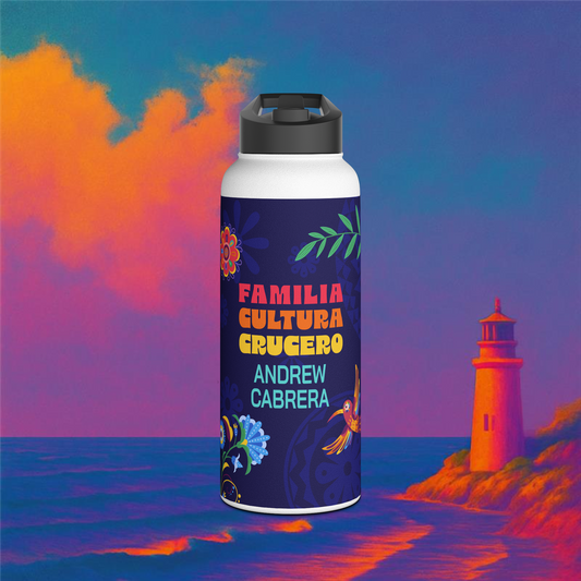 Hispanic Heritage Cruise Stainless Steel Water Bottle