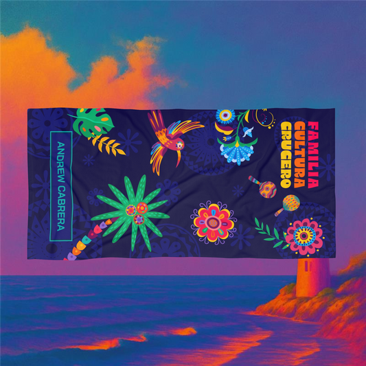 Hispanic Heritage Cruise Beach Towel
