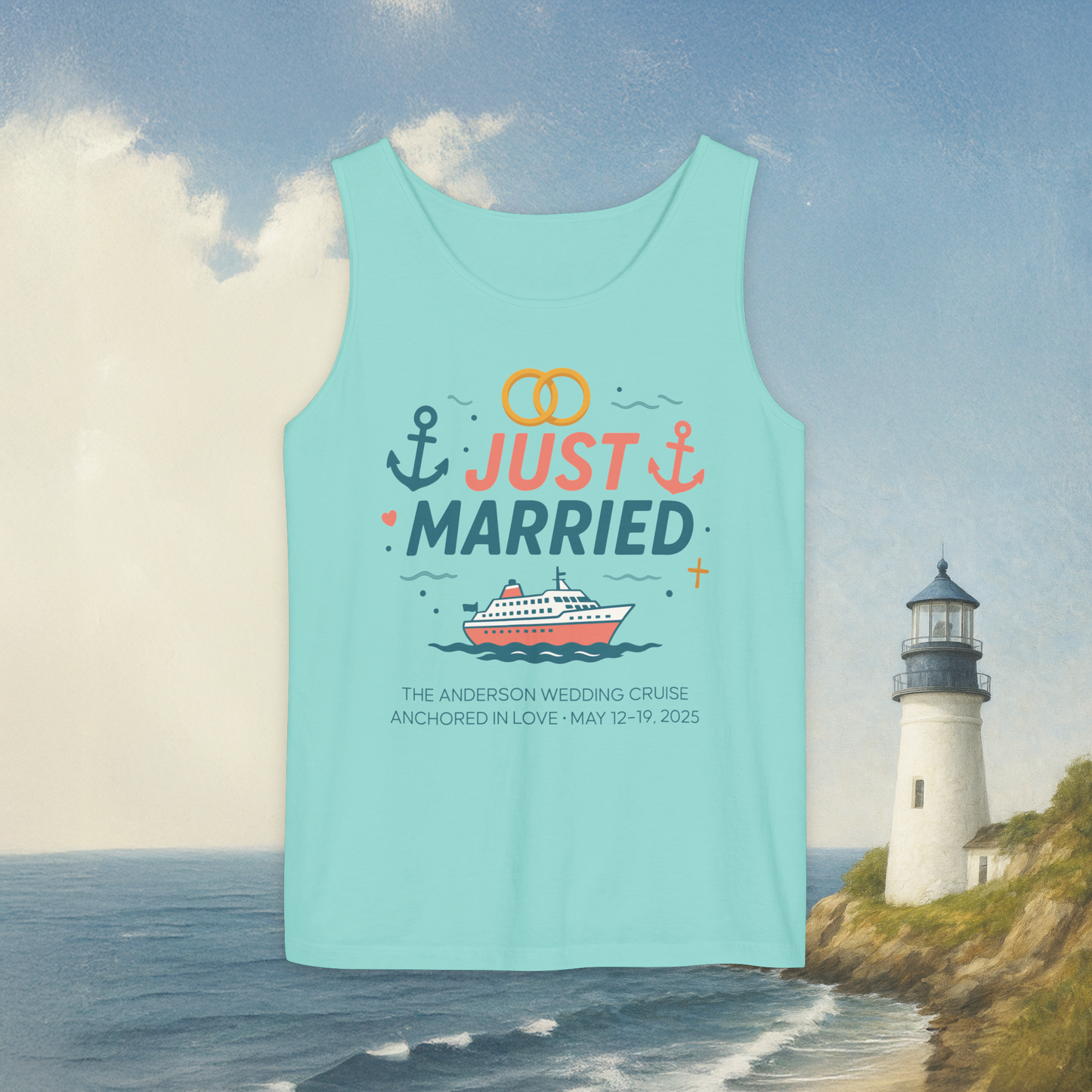 Just Married Tank Top