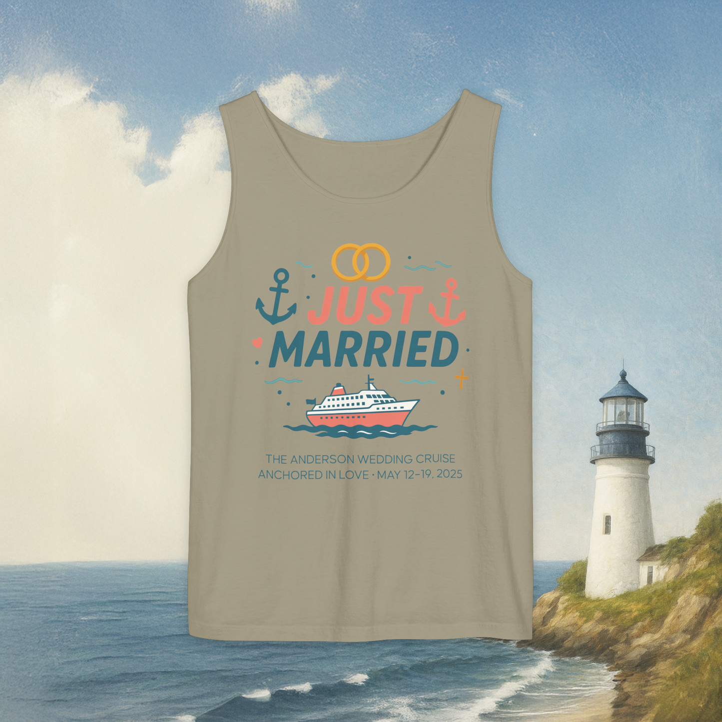 Just Married Tank Top