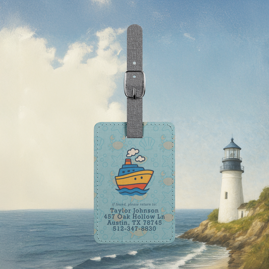 Cruise Fun Luggage Tag
