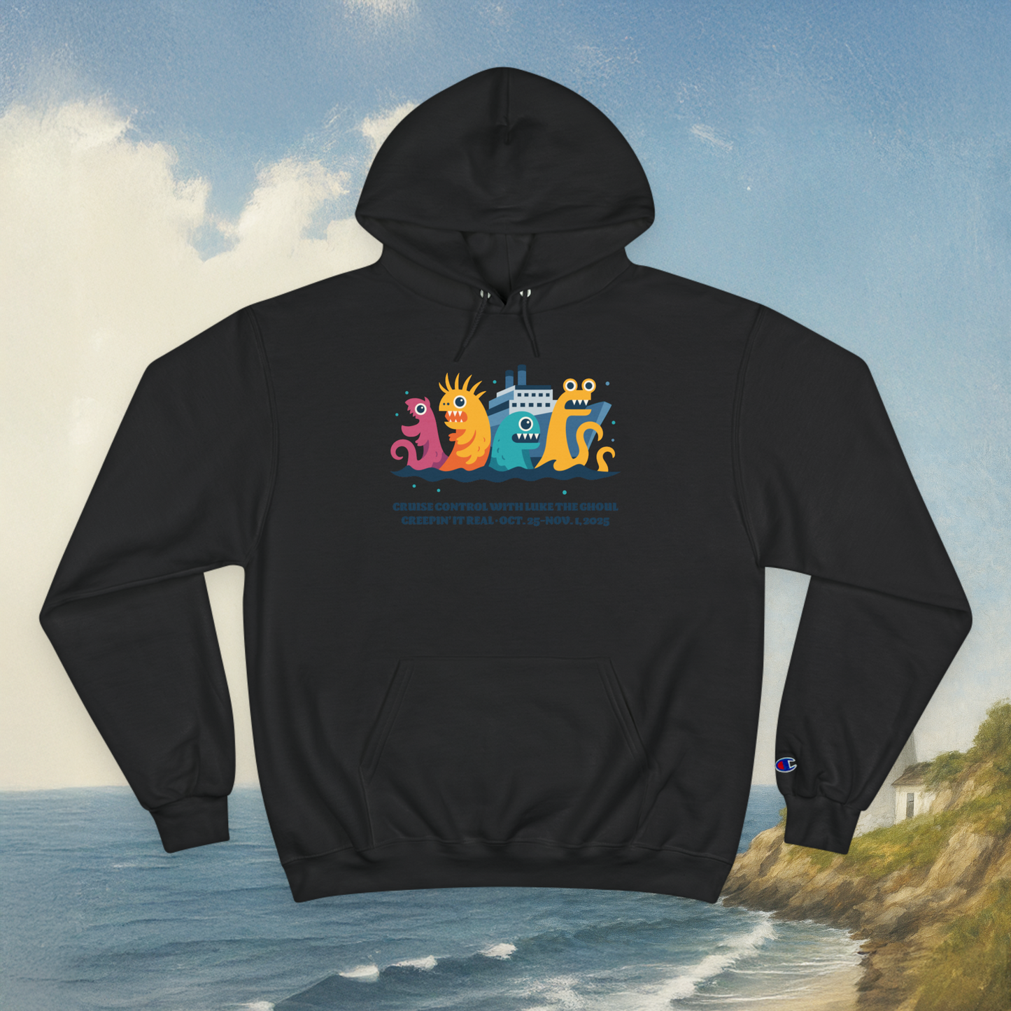 Monsters Boat Hoodie