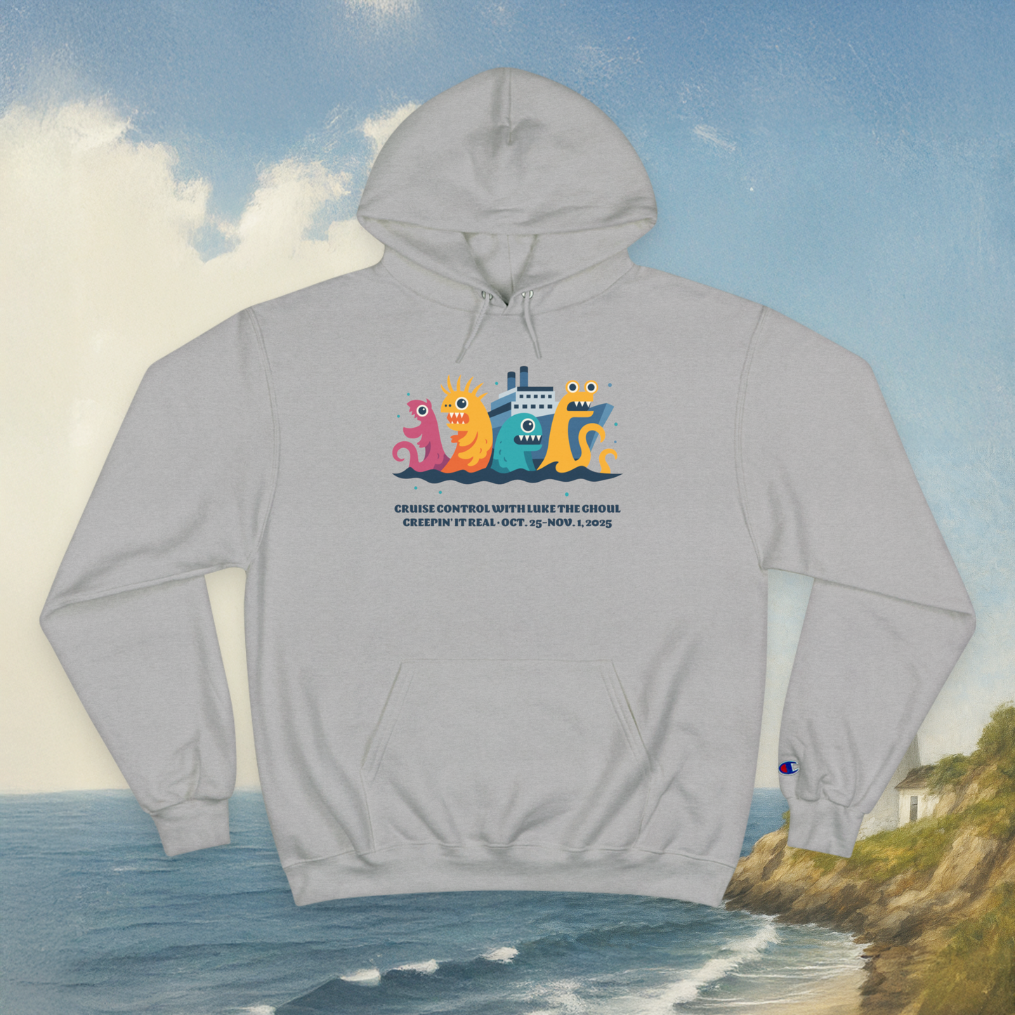 Monsters Boat Hoodie