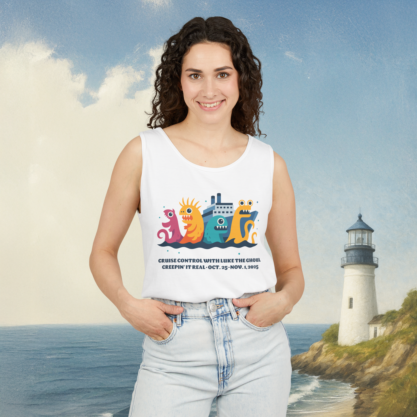 Monsters Boat Tank Top