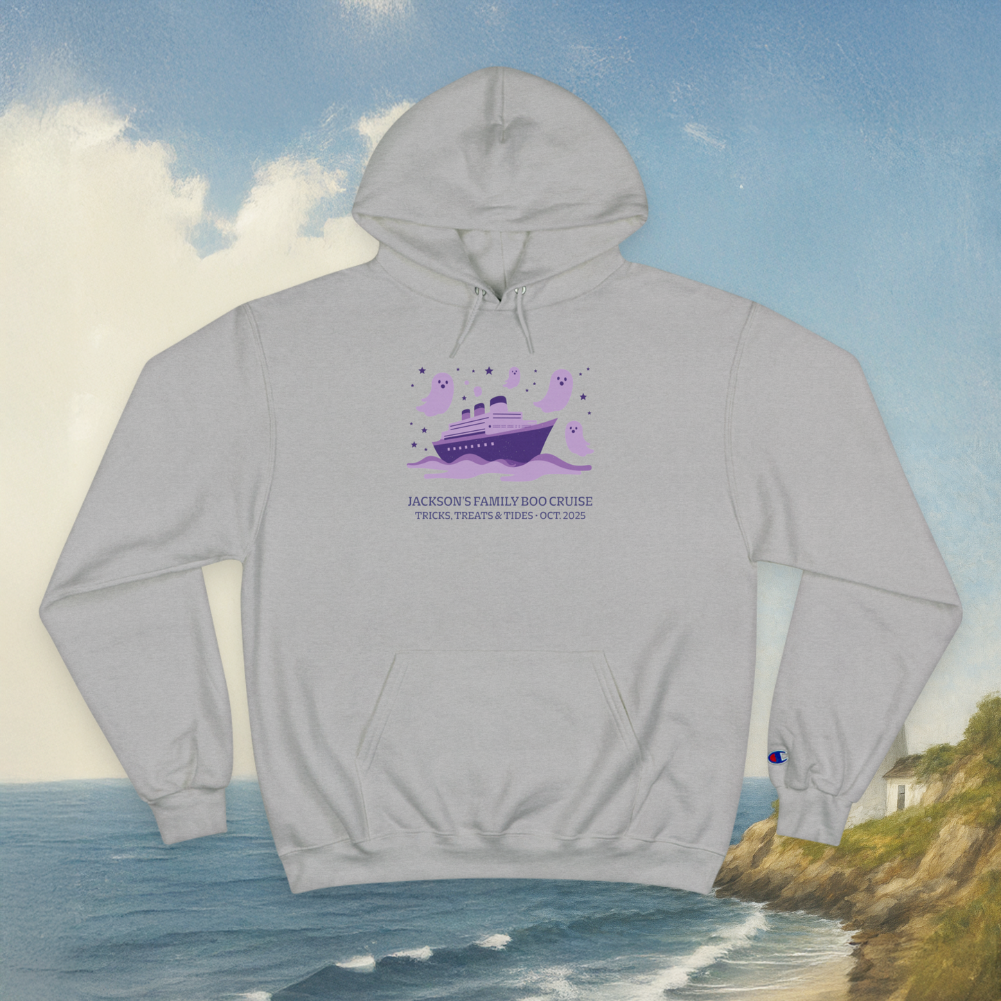 Purple Ghost Hoodie