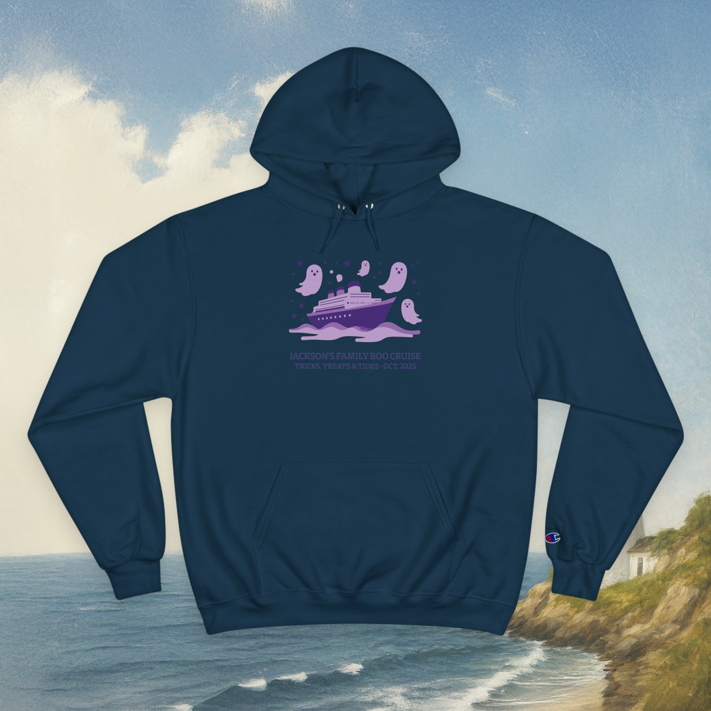 Purple Ghost Hoodie