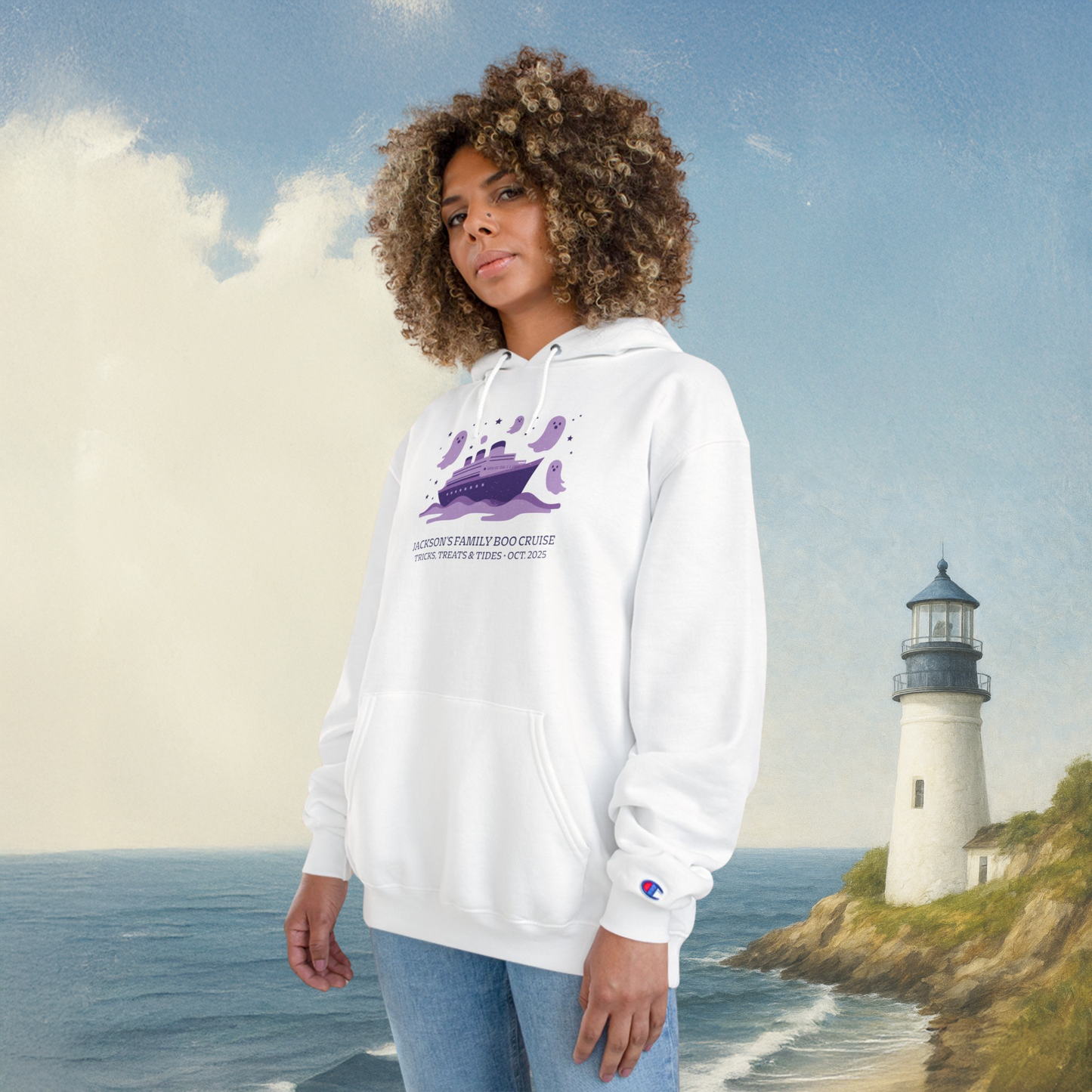 Purple Ghost Hoodie