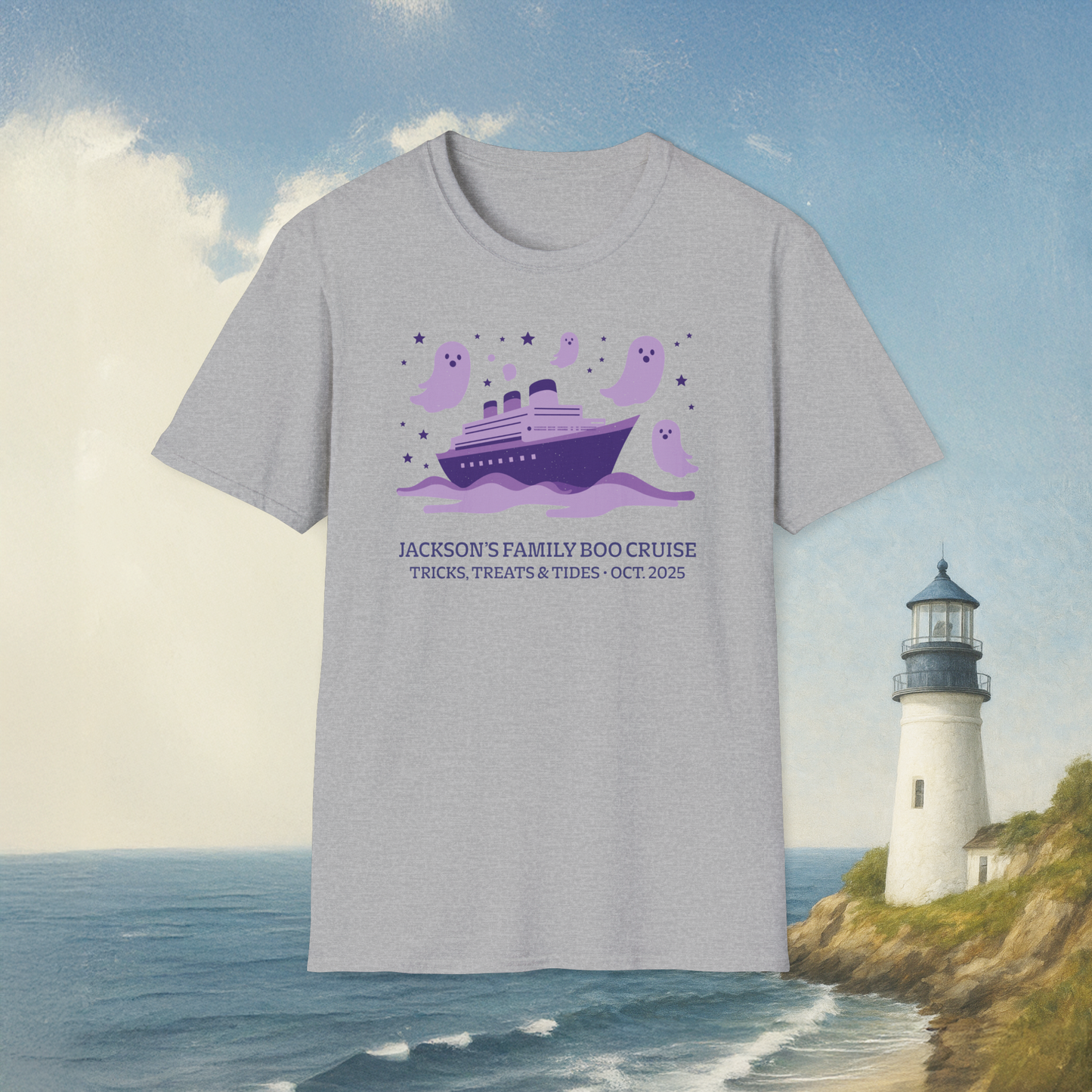 Purple Ghost T-Shirt