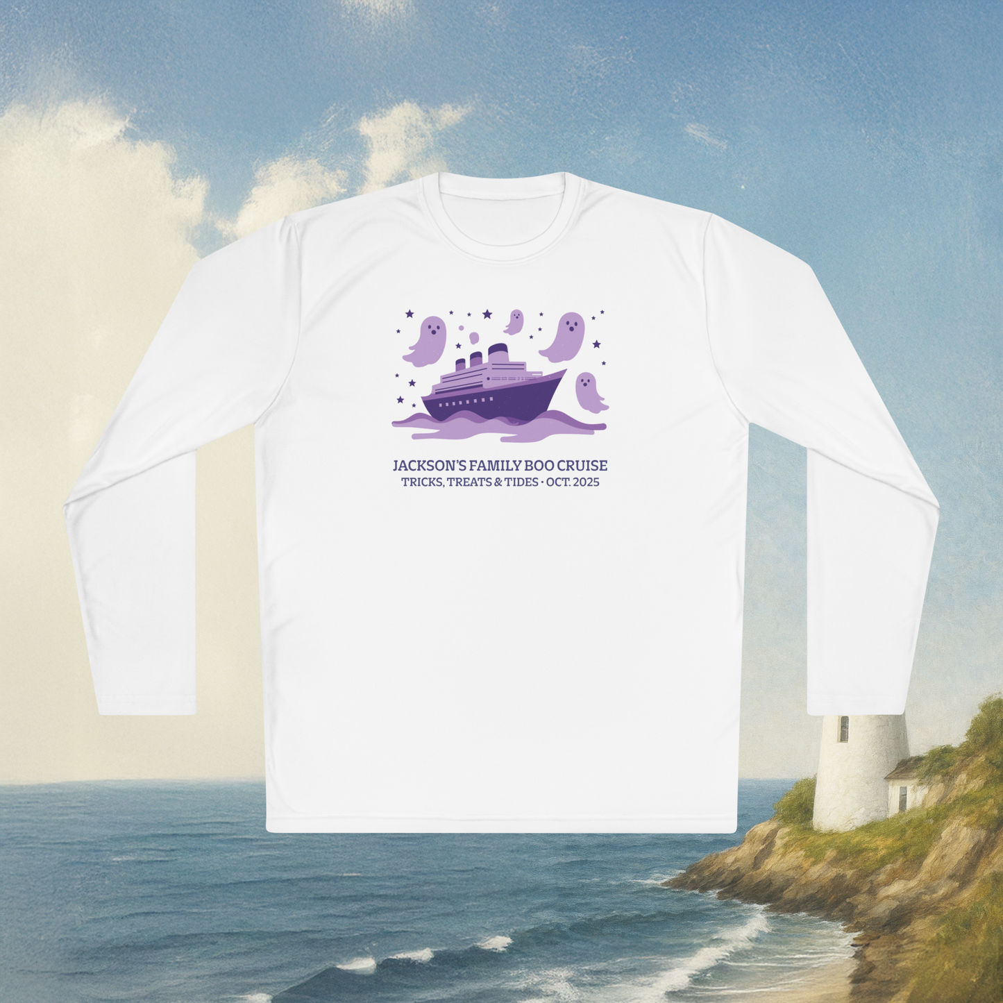 Purple Ghost Long Sleeve