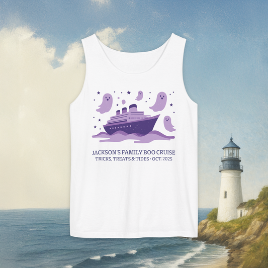Purple Ghost Tank Top
