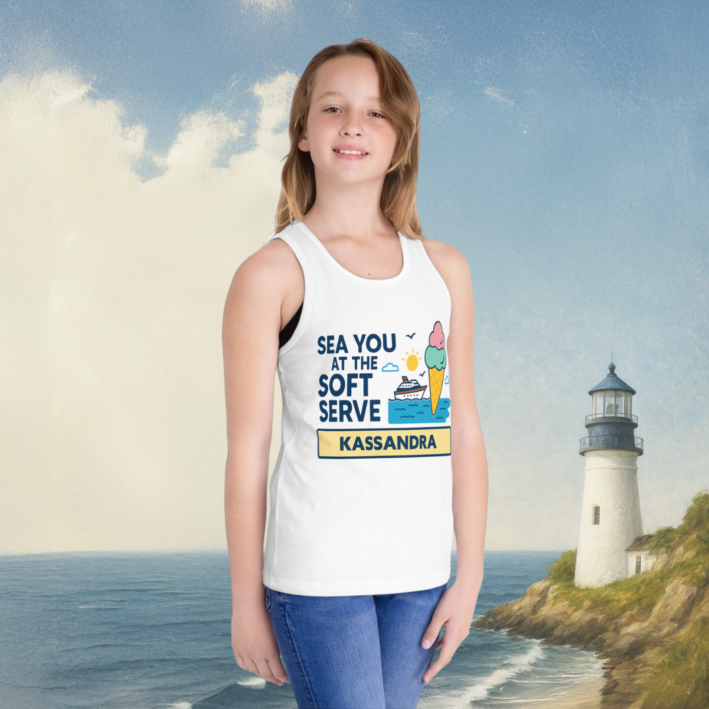 Sea You at the Soft Serve Kids Tank Top