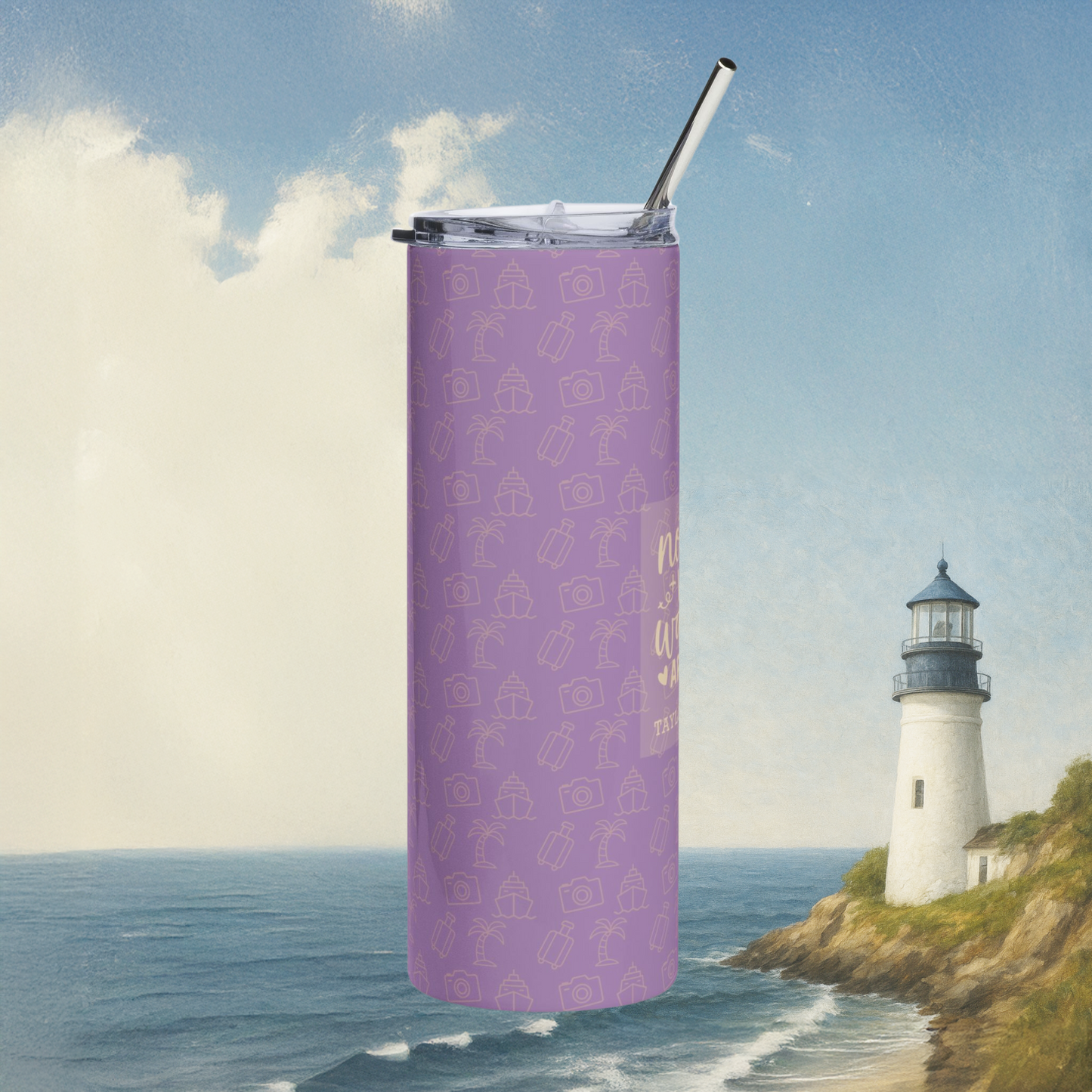 Not All Who Wander Are Lost Stainless Steel Tumbler, 20oz